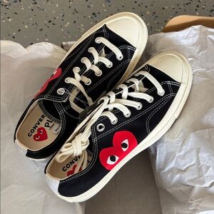 Comme des Garçons PLAY Converse Chuck Taylor Hidden Heart Low Top Sneakers